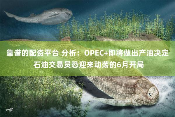靠谱的配资平台 分析：OPEC+即将做出产油决定 石油交易员恐迎来动荡的6月开局