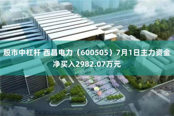 股市中杠杆 西昌电力（600505）7月1日主力资金净买入2982.07万元