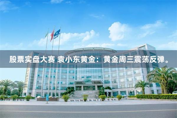 股票实盘大赛 袁小东黄金：黄金周三震荡反弹。
