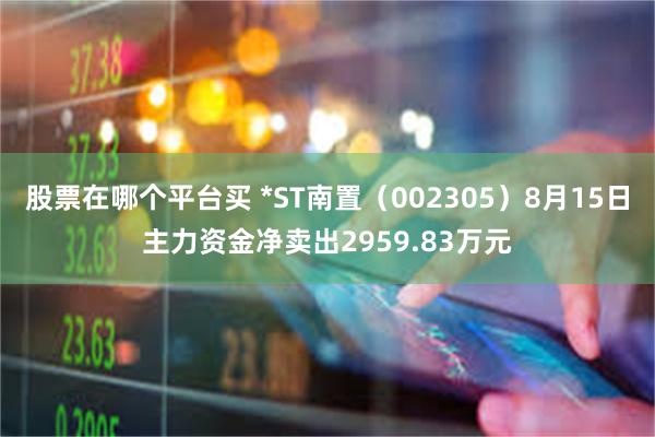 股票在哪个平台买 *ST南置（002305）8月15日主力资金净卖出2959.83万元