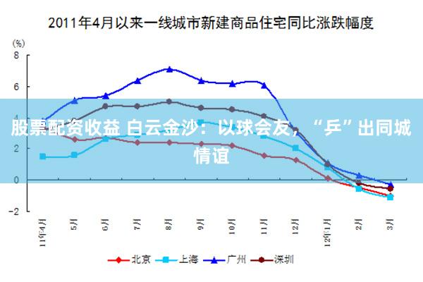 股票配资收益 白云金沙：以球会友，“乒”出同城情谊
