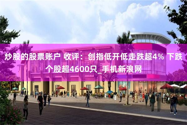 炒股的股票账户 收评：创指低开低走跌超4% 下跌个股超4600只_手机新浪网