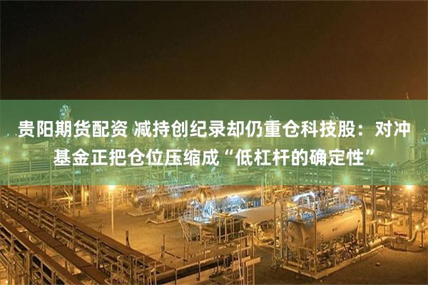 贵阳期货配资 减持创纪录却仍重仓科技股：对冲基金正把仓位压缩成“低杠杆的确定性”